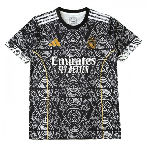 Maglia Real Madrid 2024-25 Maniche Corte Nera Speciale - Uomo Maglia Real Madrid 2024-25 Maniche Corte Nera Speciale - Uomo